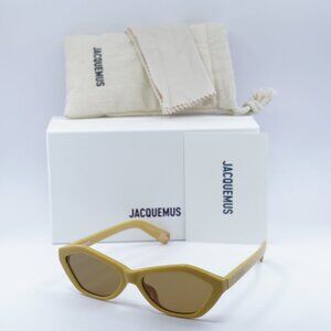 Jacquemus BAMBINO JAC/42 C7 Cat Eye Sunglasses - Banana/Brown